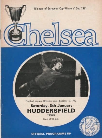 Chelsea v Huddersfield Town  08-Jan-1972
