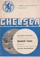 Chelsea v Ipswich Town 13-Oct-1973