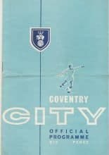 Coventry City v Ipswich Town  01-Sep-1964