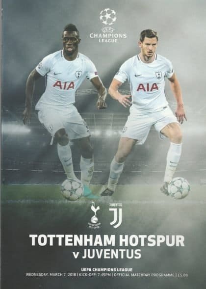 Tottenham Hotspur v Juventus  08-Mar-2018