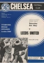 Chelsea v Leeds United  06-May-1970