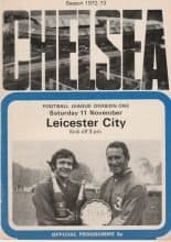 Chelsea v Leicester City  11-Nov-1972