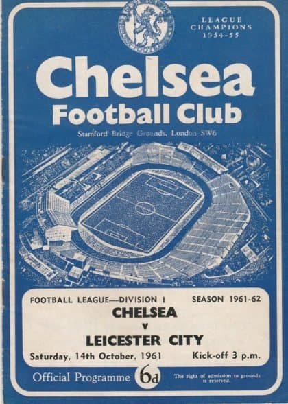 Chelsea v Leicester City 14-Oct-1961