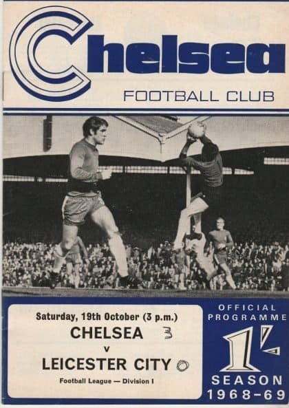 Chelsea v Leicester City 19-Oct-1968