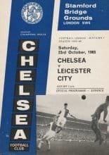 Chelsea v Leicester City 23-Oct-1965
