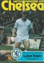 Chelsea v Luton Town  08-May-1982