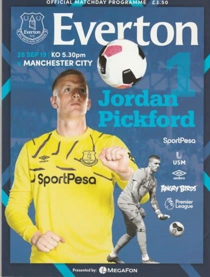 Everton v Manchester City  28-Sep-2019