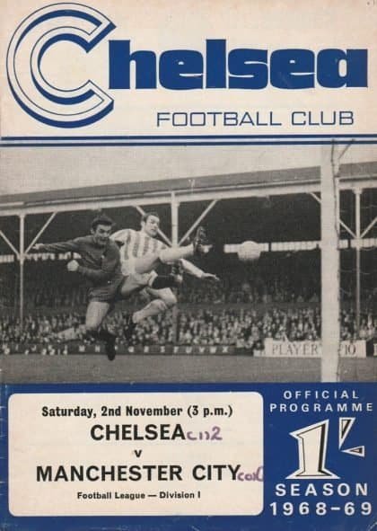 Chelsea v Manchester City 02-Nov-1968