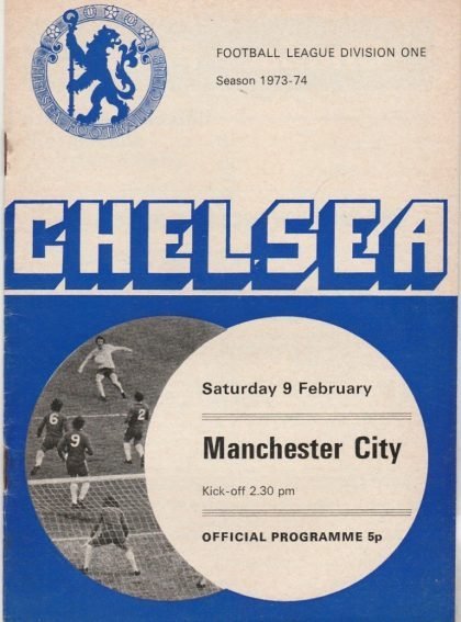 Chelsea v Manchester City 09-Feb-1974