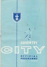 Coventry City v Mansfield Town  14-Oct-1964
