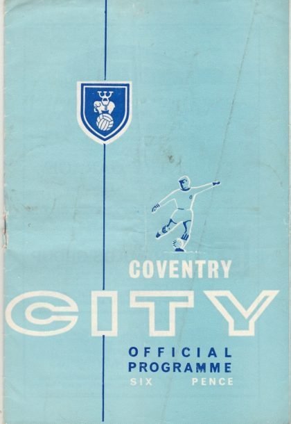 Coventry City v Mansfield Town  14-Oct-1964