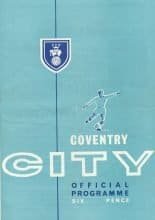 Coventry City v Mansfield Town  28-Sep-1963