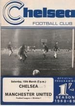 Chelsea v Manchester United 15-Mar-1969