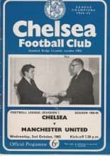Chelsea v Manchester United 02-Oct-1963
