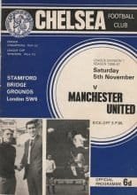 Chelsea v Manchester United 05-Nov-1966