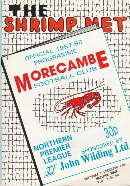 Morecambe v Matlock Town  05-Dec-1987