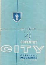 Coventry City v Middlesbrough   05-Sep-1964