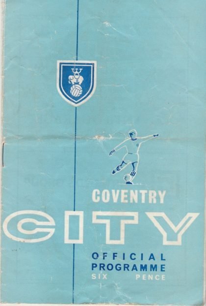 Coventry City v Middlesbrough   05-Sep-1964