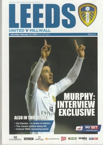 Leeds United v Millwall  14-Feb-2015