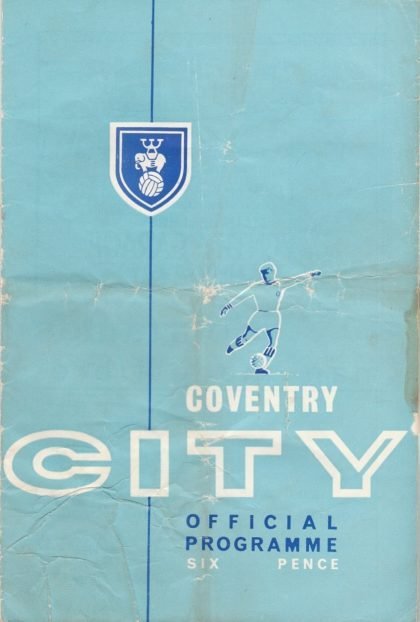 Coventry City v Millwall  03-Jan-1964