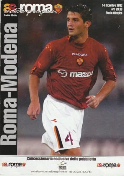 AS Roma v Modena  14-Dec-2003
