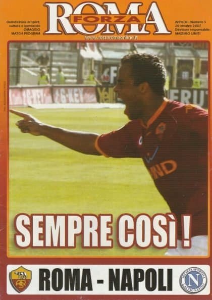 AS Roma v Napoli  20-Oct-2007