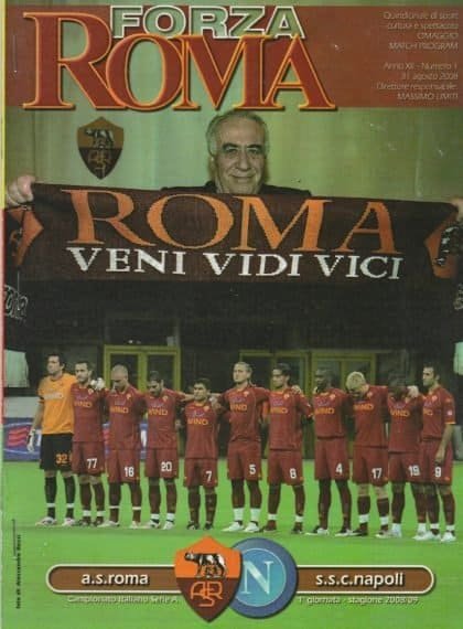 AS Roma v Napoli  31-Aug-2008