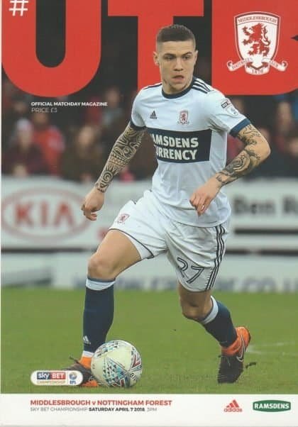 Middlesbrough v Nottingham Forest 07-Apr-2018