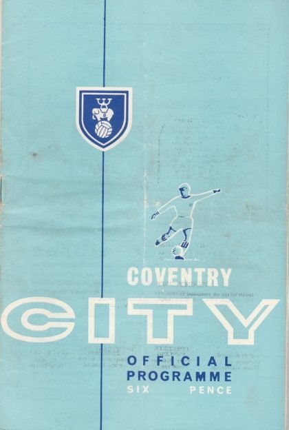 Coventry City v Peterborough United  09-Nov-1963