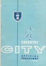 Coventry City v Plymouth Argyle  22-Aug-1964