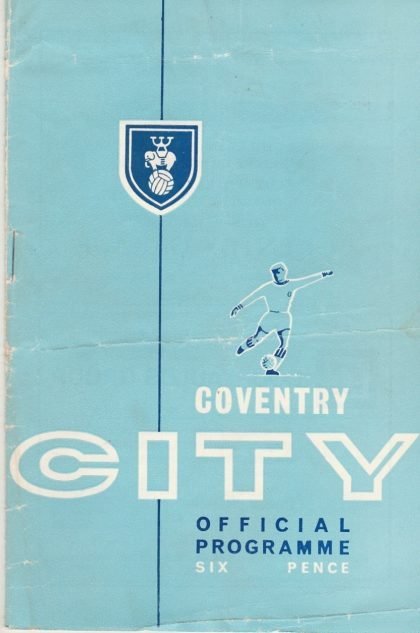 Coventry City v Plymouth Argyle  22-Aug-1964