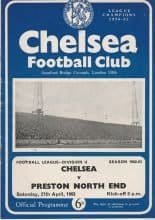 Chelsea v Rotherham United 27-Apr-1963