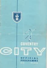 Coventry City v Preston North End  28-Dec-1964