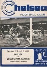 Chelsea v Queens Park Rangers 19-Apr-1969