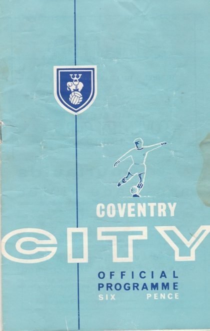 Coventry City v Reading  07-Sep-1963