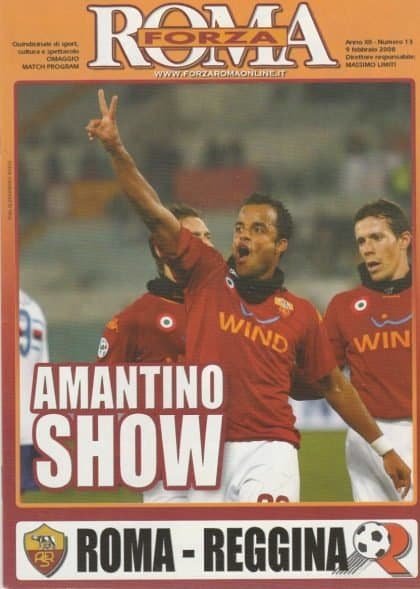 AS Roma v Reggina   09-Feb-2008