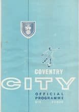Coventry City v Rotherham United  05-Dec-1964