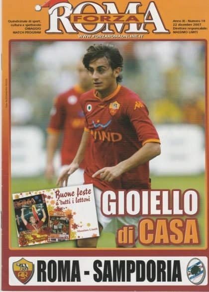 AS Roma v Sampdoria   22-Dec-2007