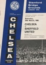 Chelsea v Sheffield United  20-Mar-1965