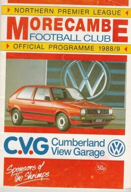Morecambe v Shepshed Charterhouse  25-Feb-1989