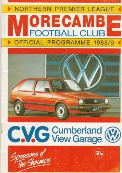 Morecambe v Stalybridge Celtic  08-Aug-1988