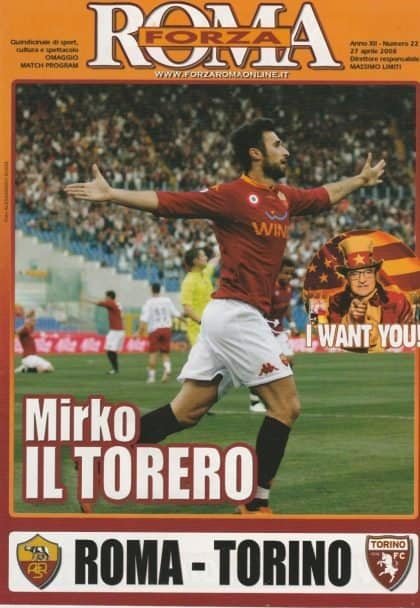 AS Roma v Torino  27-Apr-2008