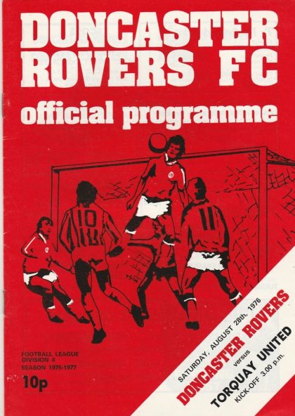Doncaster Rovers v Torquay United 28-Aug-1976