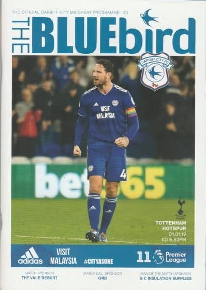 Cardiff City v Tottenham Hotspur  01-Jan-2019