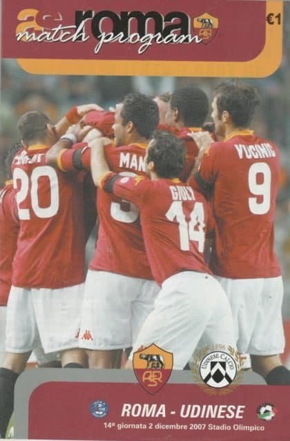 AS Roma v Udinese 02-Dec-2007