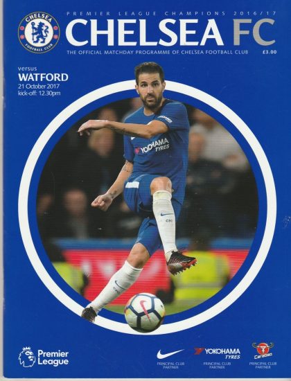 Chelsea v Watford  21-Oct-2017