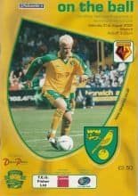 Norwich City v Watford 31-Aug-2002