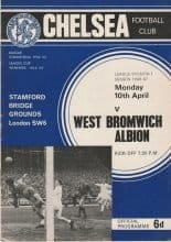 Chelsea v West Bromwich Albion 10-Apr-1967