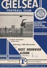 Chelsea v West Bromwich Albion 16-Dec-1967