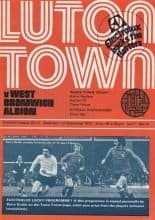 Luton Town v West Bromwich Albion  01-Dec-1973